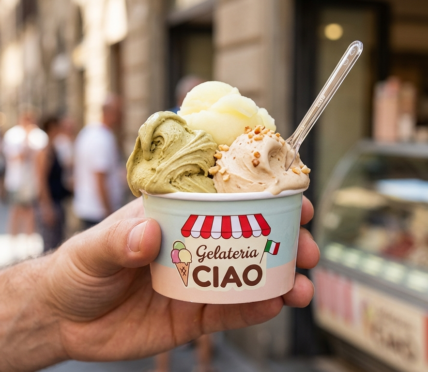 Gelato z Gelateria CIAO